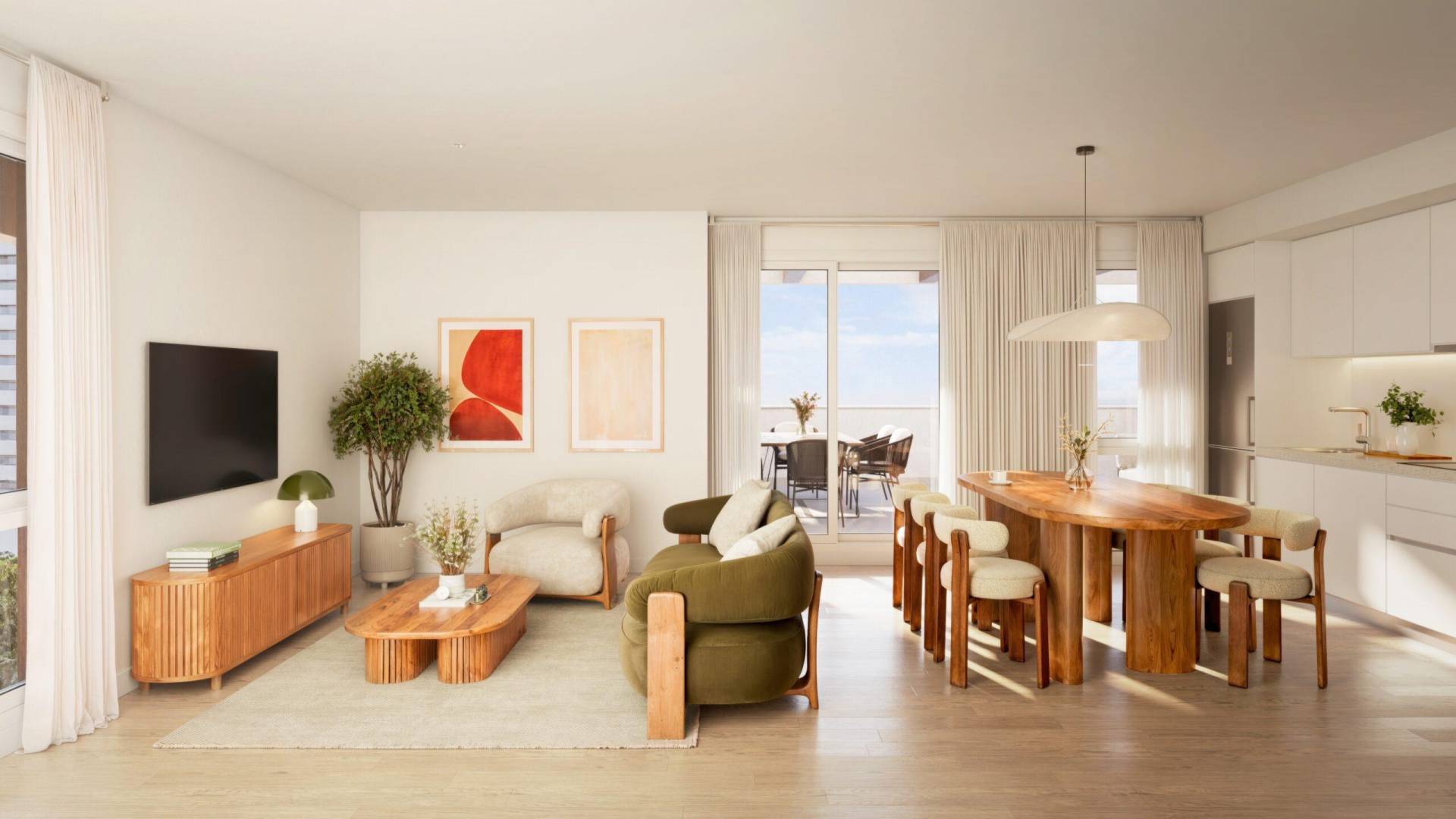 Fachada del Residencial FORTUNA, promoción de obra nueva del Grupo VÍA CÉLERE en Los Cerros