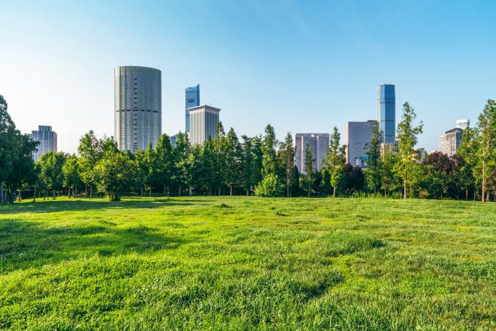 Zonas verdes en Los Cerros, el nuevo barrio de Madrid