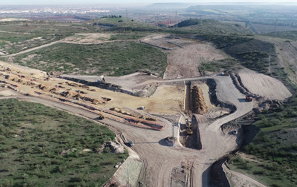 Zona de Los Cerros antes de iniciar el proceso de urbanización
