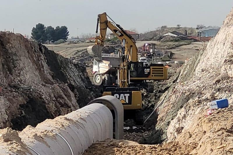 Obras de urbanización de Los Cerros