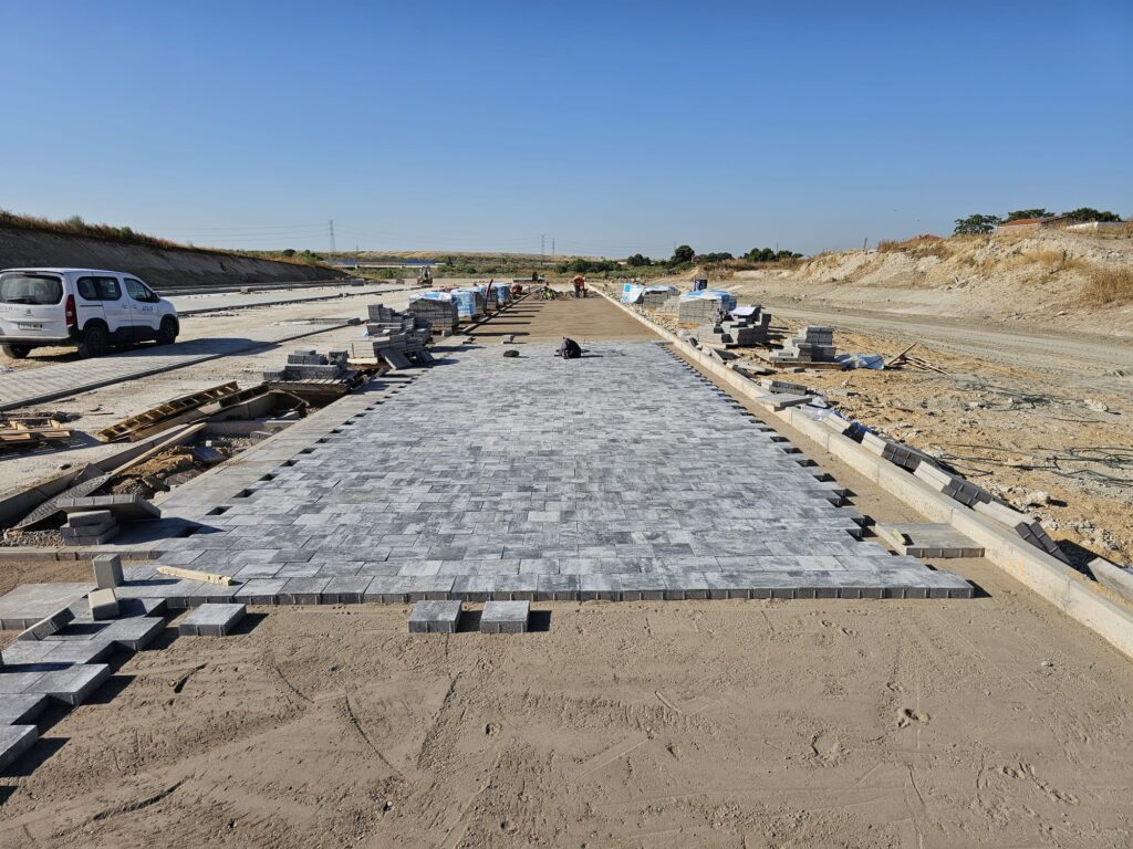 Avances de obra en Los Cerros durante 2025: pavimentación
