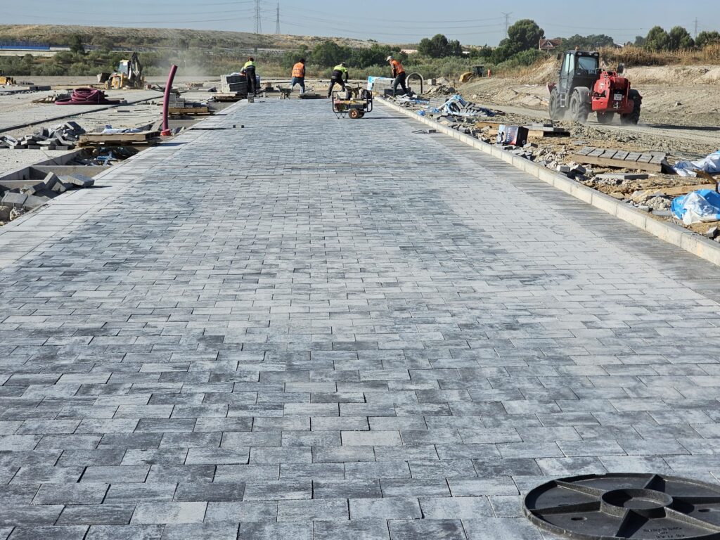 Avances de obra en Los Cerros durante 2025: pavimentación