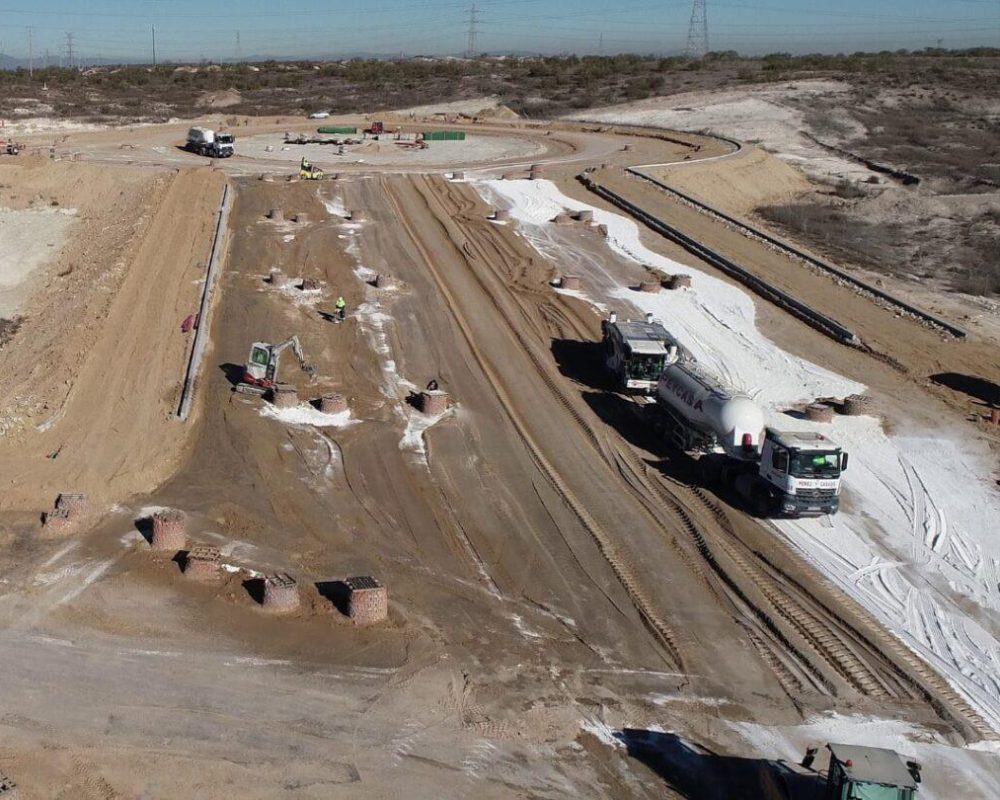 Avance de obra en Los Cerros en enero de 2025