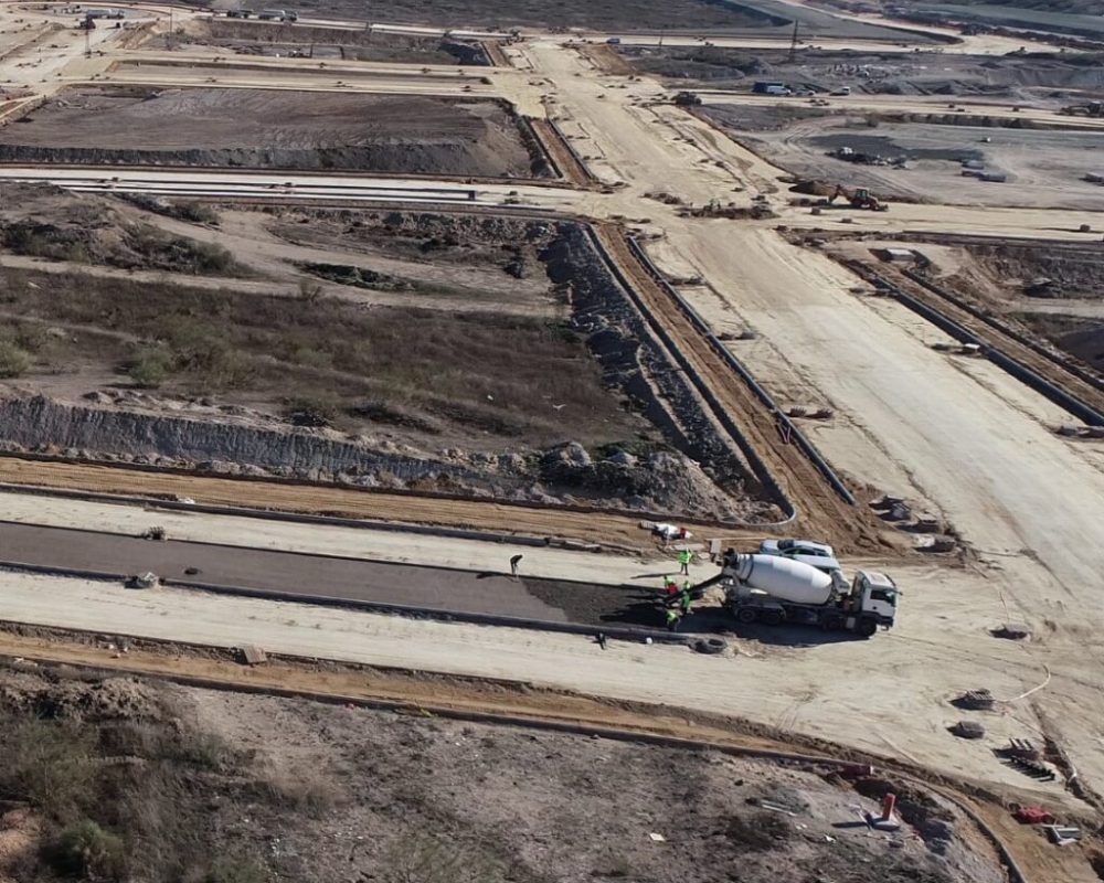 Avance de obra en Los Cerros en febrero de 2025