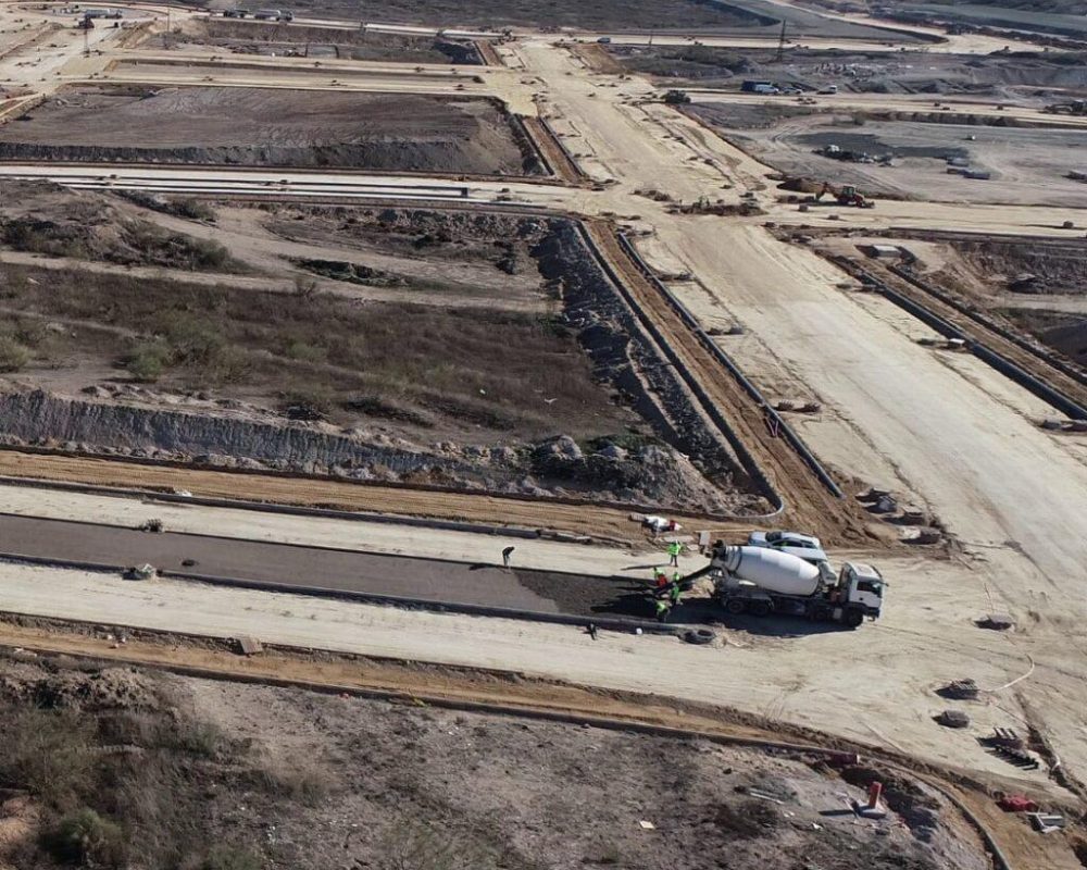 Avance de obra en Los Cerros en febrero de 2025