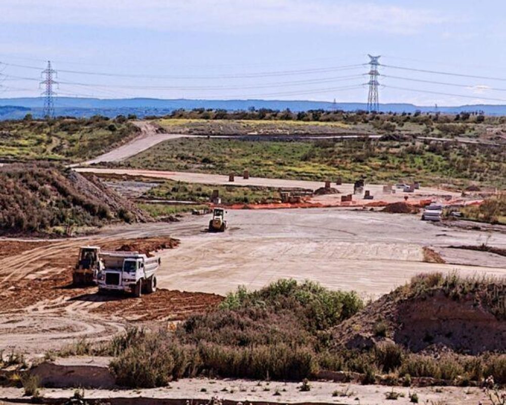 Avance de obra en Los Cerros en marzo de 2024