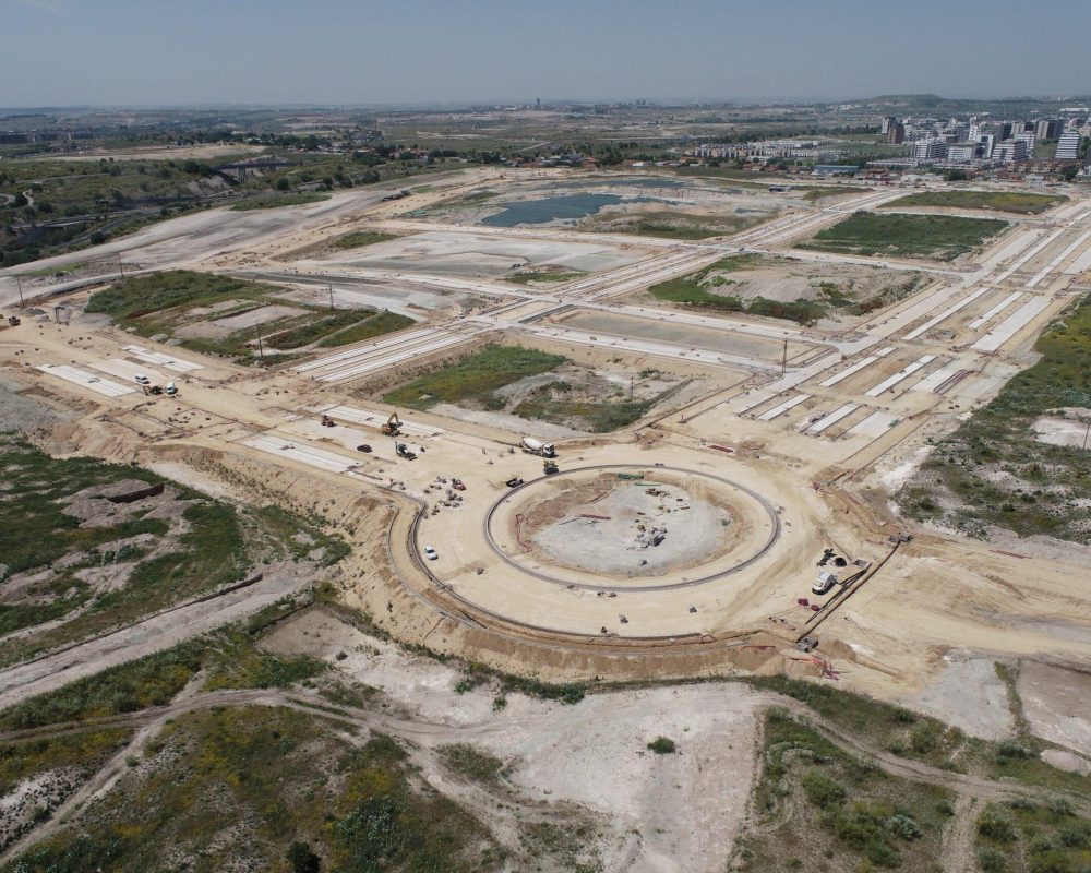 Vista aérea del proyecto urbanístico Los Cerros
